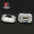 Baifu Jewelry GRA Certified DEF VVS Emerald Cut White Loose Moissanite Stones