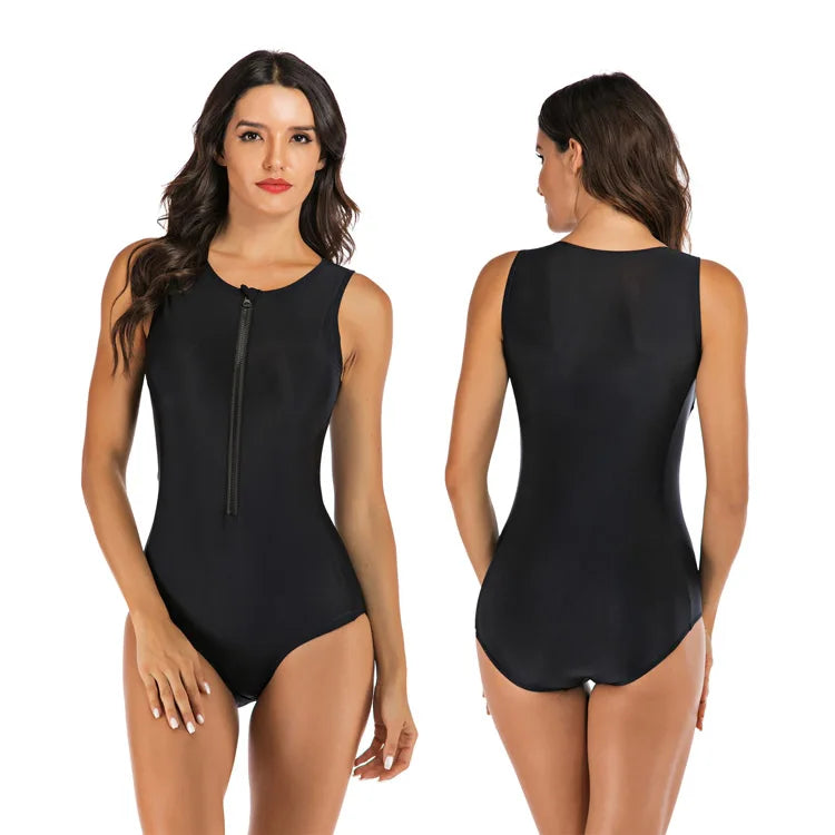 One Piece Sleeveless Womens Swimsuit Surfing Suit Factory Direct Sales Diving Suit