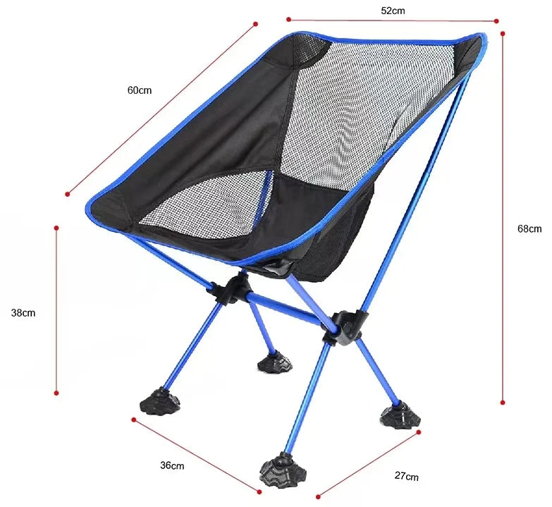 Camping Small Outdoor Aluminum Alloy Lightweight Folding Chair