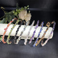 Wholesale Fashion Clear Quartz Crystal Stone Headband Jewelry Mixed Agate Quartz Chips Hair Band