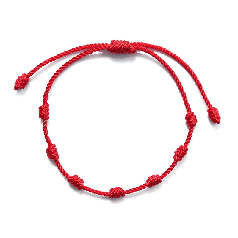 Handmade Jewelry Lucky Red String Adjustable Braided Bracelet