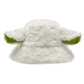 New Women's Faux Fur Lamb Hair Bucket Hat Fluffy Winter Warmer Plush Fisherman's Hat with Sheep Ears