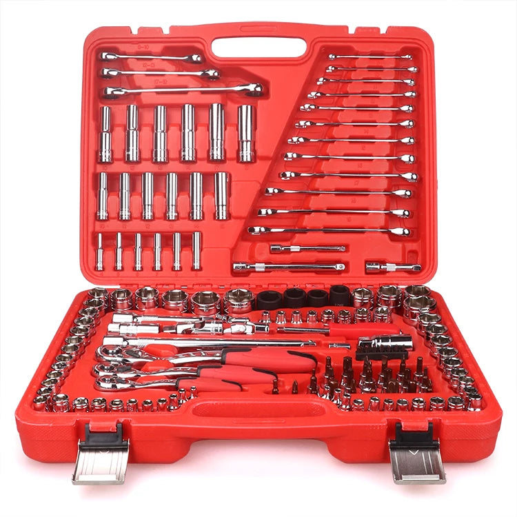 GATmatic Professional Hand Mini Workshop Auto Repair Tool Kit Stainless Steel Ratchet Wrench Screwdriver Socket