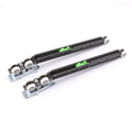Double Rod Bi-directional Hydraulic Pulley Hidden Sliding Wooden Door Mute Hanging Rail Hung Wheel Door Hardware Fitting
