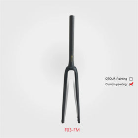 Custom NH Carbon Fiber & Titanium F03 Lightweight 360g Road Bike 700C Flat Disc Brake Suspension Racing Fork