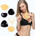 Thicken Soft Comfortable Bra Insert Triangle Double Side Adhesive Removable Push up Breast Bra Pads