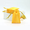 Various Colors Bag Custom Logo Jewelry Pouch Drawstring Silk Bag for Wigs Bra Lingerie Clothes Shoes