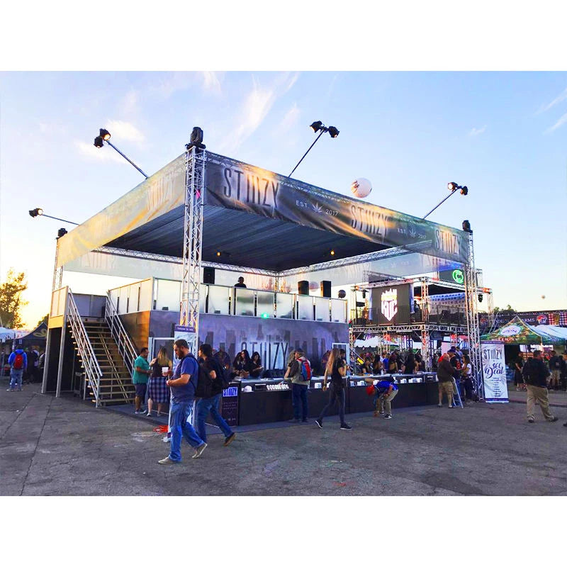 Lighting Outdoor Concert Aluminum Spigot Stage Truss Frame Structure Display Roof System for Lighting Event Truss
