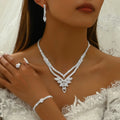 Luxury Bridal Zircon Jewelry Set for Weddings & Special Occasions - Wholesale Accessories for Women