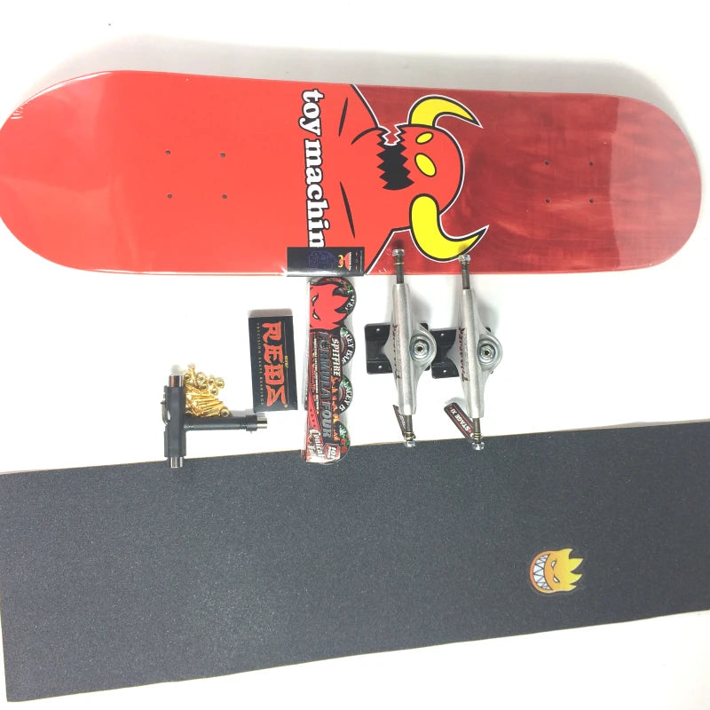 Toymachine  Skateboard Deck  8.0 /8.125/8.25 Inch7-layer Canadian Dyed Maple High-quality Skateboard Professional SkatersLike