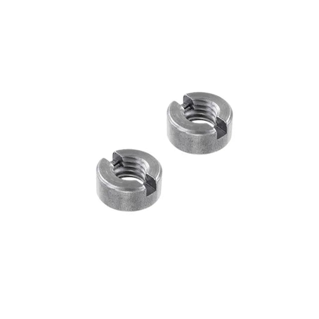 Haiyan DIN546 M4 Slotted Round Nuts Steel Zinc Plated Hex Flange Hexagon Slotted Round Lock Castle Nut