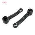 Cycling Repair Part Iron Material Black Bicycle Left and Right Crank Arm 102*30MM Circular 326.6g Mountain Bike Crankset