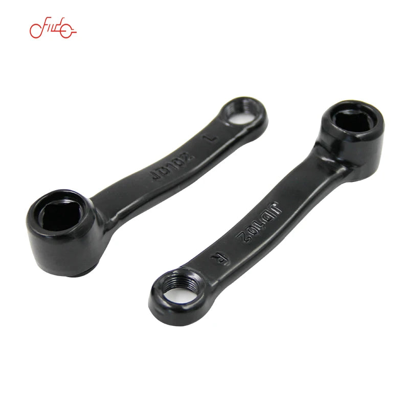 Cycling Repair Part Iron Material Black Bicycle Left and Right Crank Arm 102*30MM Circular 326.6g Mountain Bike Crankset