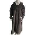 Hot Sale Eco-Friendly Wearable Hooded Blankets Sleeves Super Soft Thick Warm Sweatshirt Oversized Hoodie Blanket