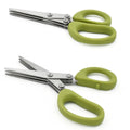 3 Blades Stainless Steel Kitchen Scissors Multipurpose Herb Cutting Shears 5 Inch 1.2mm Thick