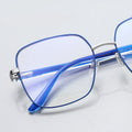 3064 Big Frame Square Eyeglasses Frames Blue Light Blocking Glasses for Women