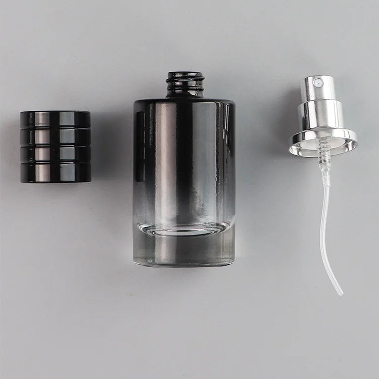Hot Selling Gradual Colored Glass 50ML Empty Fragrance Bottle Perfume Spraying Mist Bottle