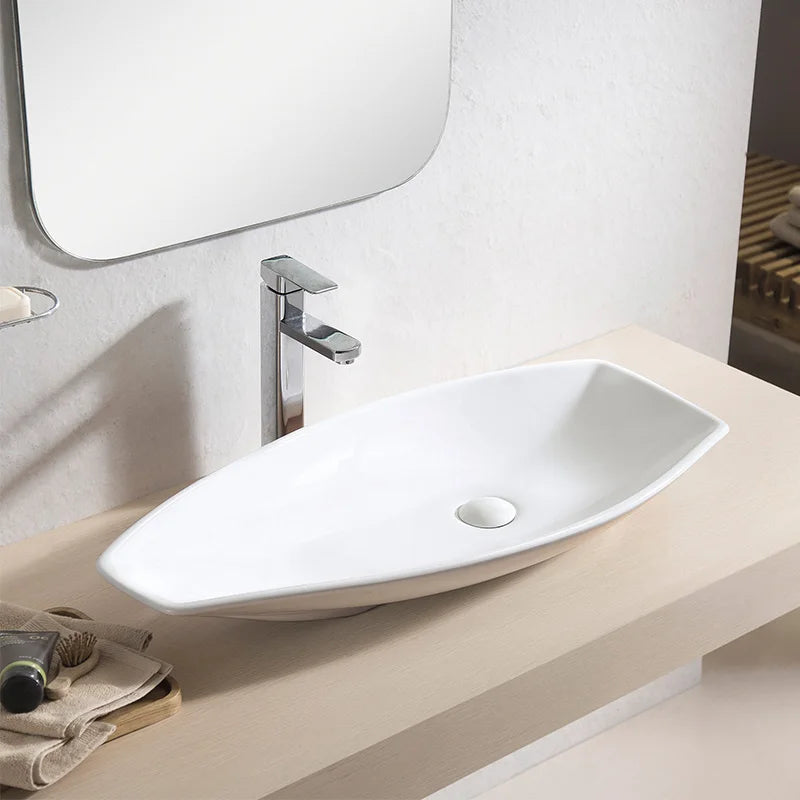 Porcelain Bowl Stone Sink Wash Basin