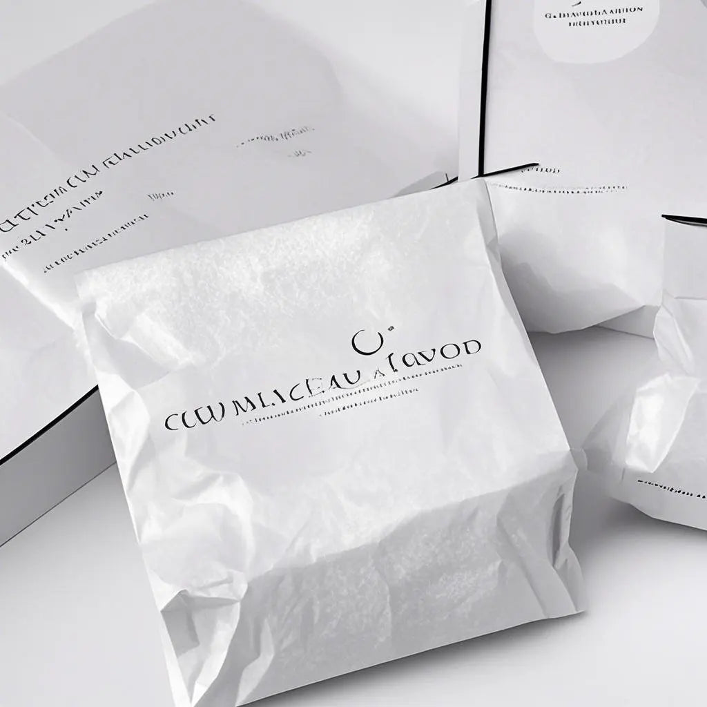 Custom Logo Tissue Paper for Herringbone Tissue Paper for Trendy Clothing Packaging