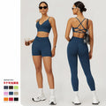 Activewear Two Piece Set Women Seamless Yoga Leggings and Bra Camouflage Fitness Sports Gym Workout Yoga Set