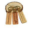 High Quality Keyring Custom Blank Cherry Wood Key Chain Custom Picture Logo Acrylic Wood KeyChain