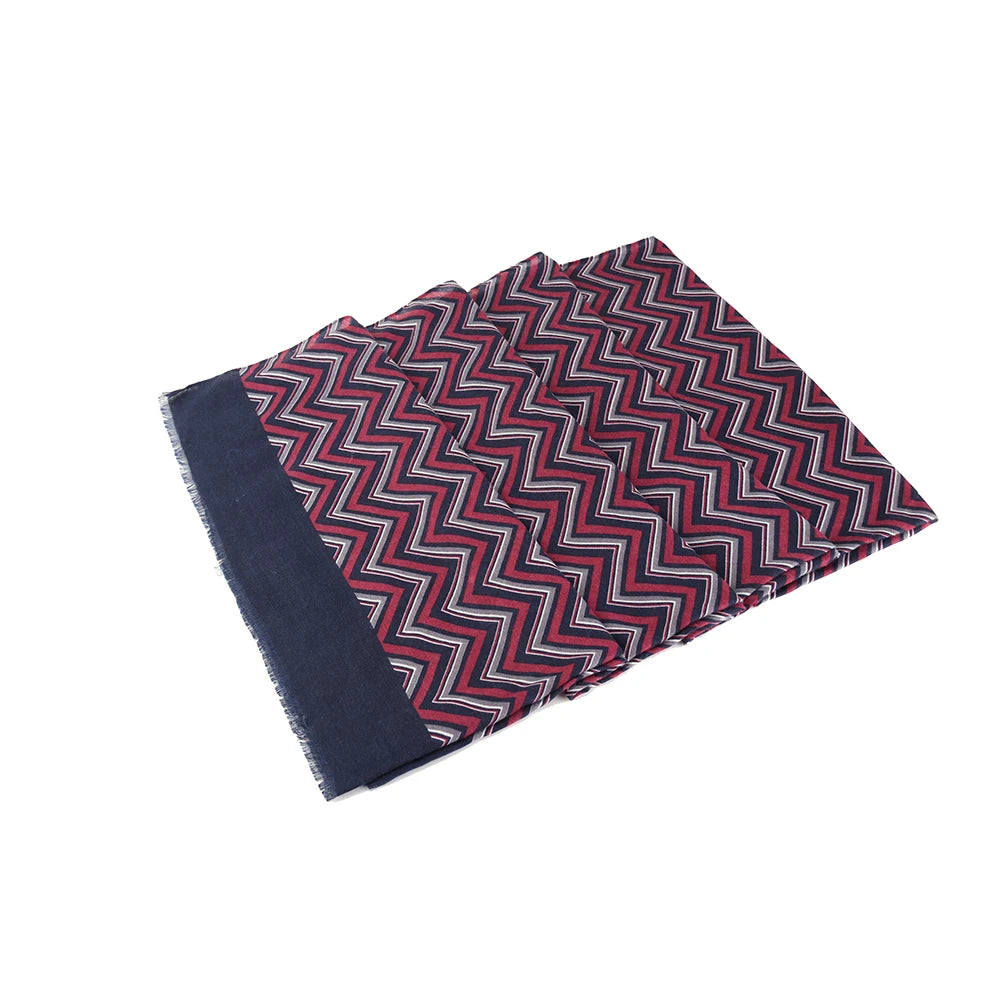 100% Polyester Oblong Scarf for Men 180x100cm Double-Sided Thin Long Shawls for Head and Neck for Men