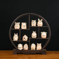 SHINNYGIFTS Antique Imitation 3D Twelve Chinese Zodiac Trinket Box Plated Enamel Metal Small Jewelry Gift Box for Birthday Gifts