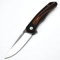 Super Sharp D2 Steel Folding Knife with G10 Handle Customizable EDC Pocket Knife for Fishing Camping Hunting Clip OEM Support