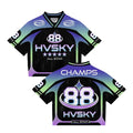 Custom Cropped Jersey T-shirt Streetwear Wholesale Polyester Y2k Mesh Boxy American Football Jersey