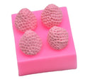 3D Big Strawberry Silicone Mold Molde De Silicon Para Fondant Reusable Silicone 3D Strawberry Mold