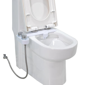 Non-Electric Dual Nozzle Bidet Para Inodoro Adjustable Water Pressure Ultra Slim Female PrivateToilet Washer Bidet