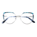 Eye Cat Ready Stock Metal Eyeglasses Frames Logo Customer Prescription Ladies Innovative Luxury Eyewear