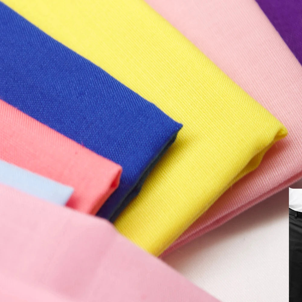 Hot Selling Polyester Cotton Blend Woven Plain Fabric for Shirt Interlining Mattress School Uniforms-Water Resistant Breathable