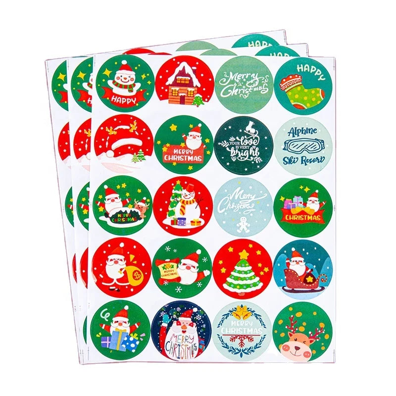KYW Custom LOGO Christmas Paper Hang Tag for Decoration/ Gift/Socks/ Christmas Eva/Present/Party/Paper Box Tag