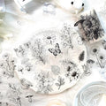Custom Scrapbooking Sticker Rolls Manufacturer Clear PET Tape Sticker Rolls for Journaling
