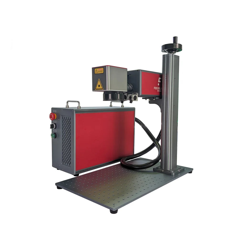 FocusLaser JPT MOPA M7 Fiber Laser Marking Machine Wood Metal Acrylic Split Design Fiber Laser Marking Machine 20w 30w 50w
