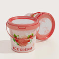 IML Customized Food Grade Airtight Easy Open Biscuit Packing Plastic Bucket for Shea Butter Chocolate Spread Food Sauces