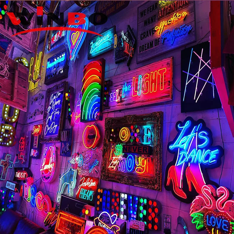 Free Design Led Illuminated Neon Sign Custom logo Advertising Neon Light Custom Smoke Shop bar Home Decoration Neon Light Sign