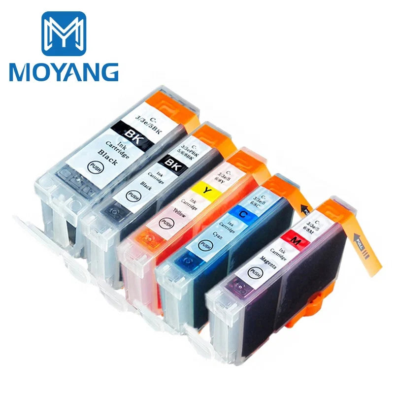 MoYang Compatible for CANON BCI-3E CLI-6 Ink Cartridge I560 I865 IP4000 Ip4000R Ip5000 MP750 MP760 MP780 MP800 Printer BCI-3