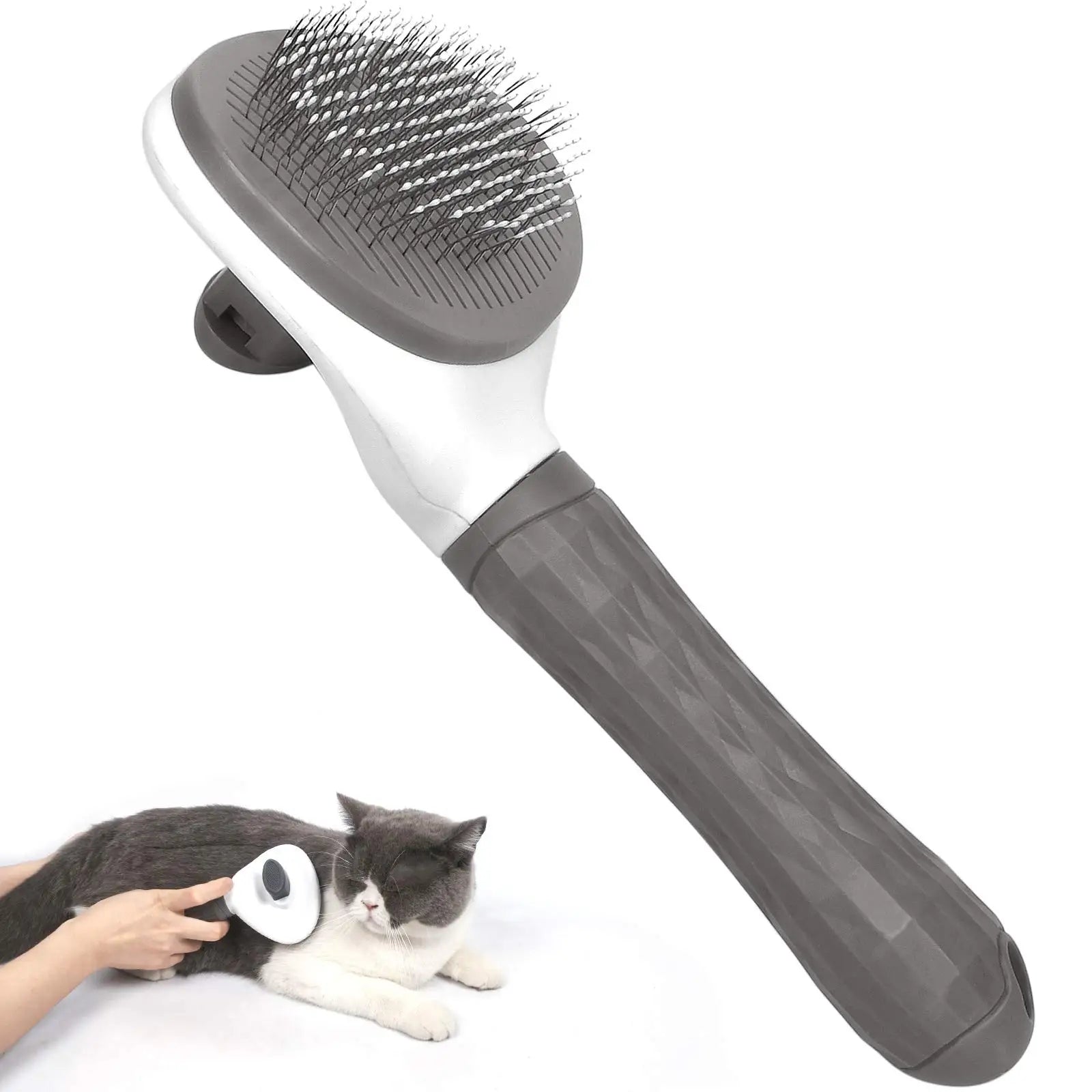 Wholesale Self-Cleaning Dog Comb and Hair Removal Pet Cleaning Brush for Cats and Dogs Pet Grooming Tools