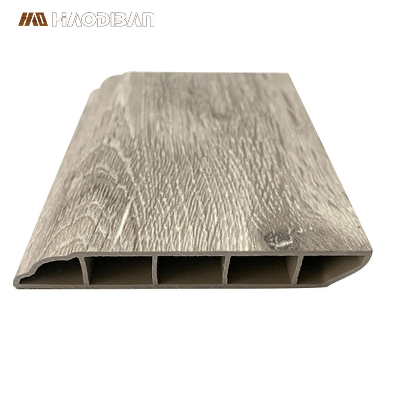 Waterproof Base Board Decorative SPC Skirting 80mm Vinyl Flooring Tiles Accessories