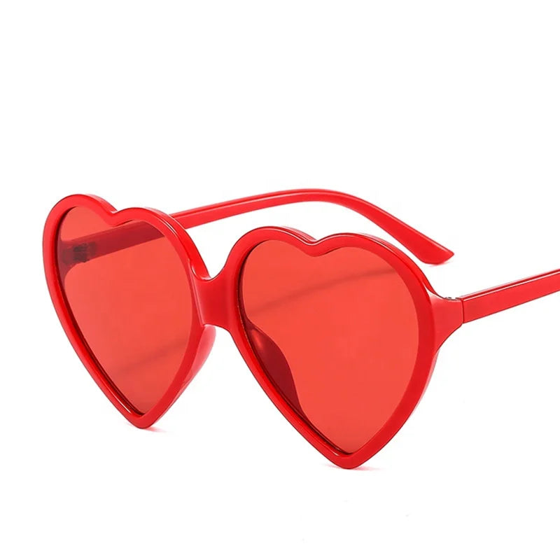 Women's Trendy Fashion Sunglasses UV400 Protection Hot Selling Wholesale Cheap Sun Glasses Shades Heat Shape White Gold Made PC