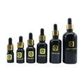 Hot Sale Black Glass Dropper Bottle 5ml 10ml 15ml 20ml 30ml 50ml 100ml Hair Oil Dropper Bottles