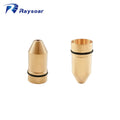 Laser Cutting Nozzles D10.5 H22 Bullet Nozzle Single Double Layer Copper  D10.5 H22 Laser Nozzle for Lasermech Raytools Laser