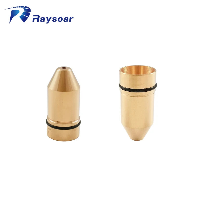 Laser Cutting Nozzles D10.5 H22 Bullet Nozzle Single Double Layer Copper  D10.5 H22 Laser Nozzle for Lasermech Raytools Laser