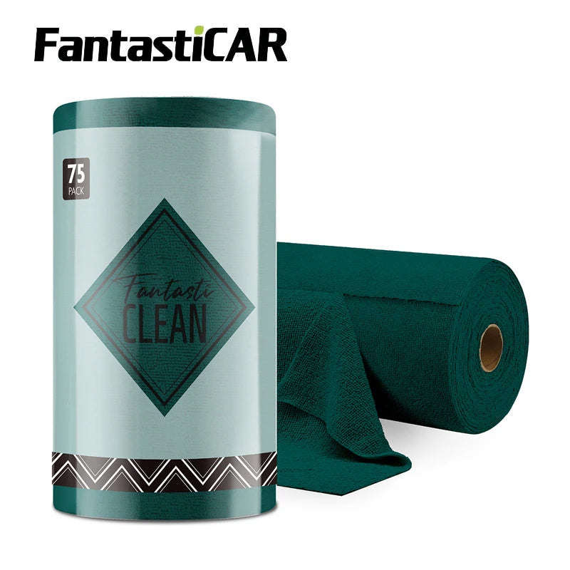 Direct From Factory Microfiber Roll Car Cleaning Towels Household Tear Away Reusable and Washable Cloths