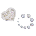 Wholesale ABS Plastic Half Round Faux Flatback Pearl Beads for DIY Decoration Various Sizes 6mm-20mm Bright Colored Bulk Pearls