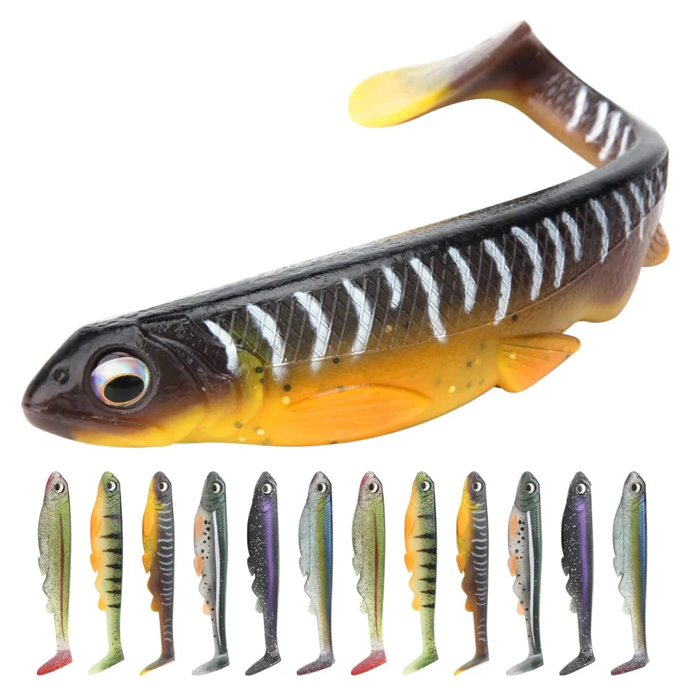Spinpoler 16cm/33g 4D Perch Shad Softbaits Swimbait Bass Saltwater Fishing Lures Crankbait for Pike Fishing Freshwater Tackle