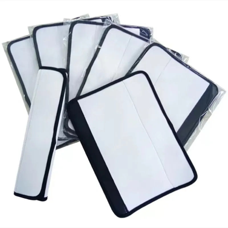 DIY Sublimation Blank Car Seat Belt Cover Adult 29*21 cm Soft Shoulder Pad Heat Conduction Product Pad