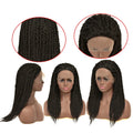 Front Glueless Full Afro Wig Deep Curly 100% Synthetic Wigs for Black Women Kinky Body Wave Lace Front Natural Headband Wig